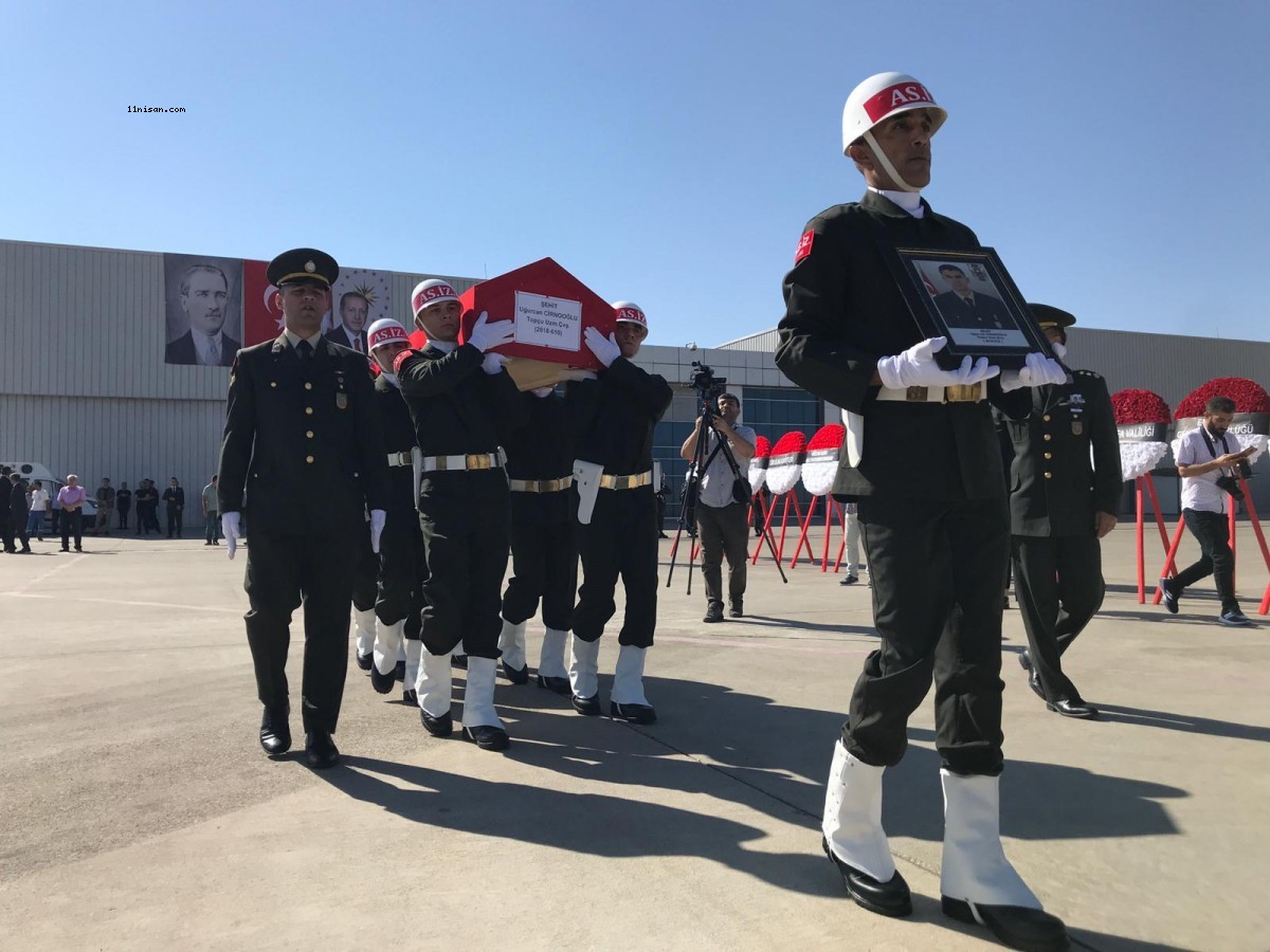 Şehit asker için Şanlıurfa’da tören düzenlendi;