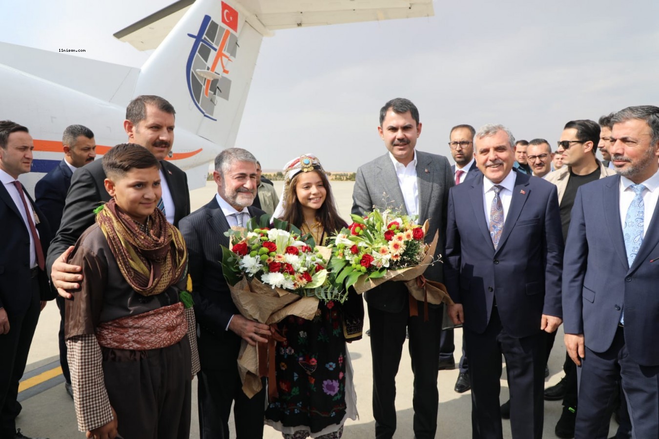 Bakanlar Nebati ve Kurum, Şanlıurfa'ya geldi;