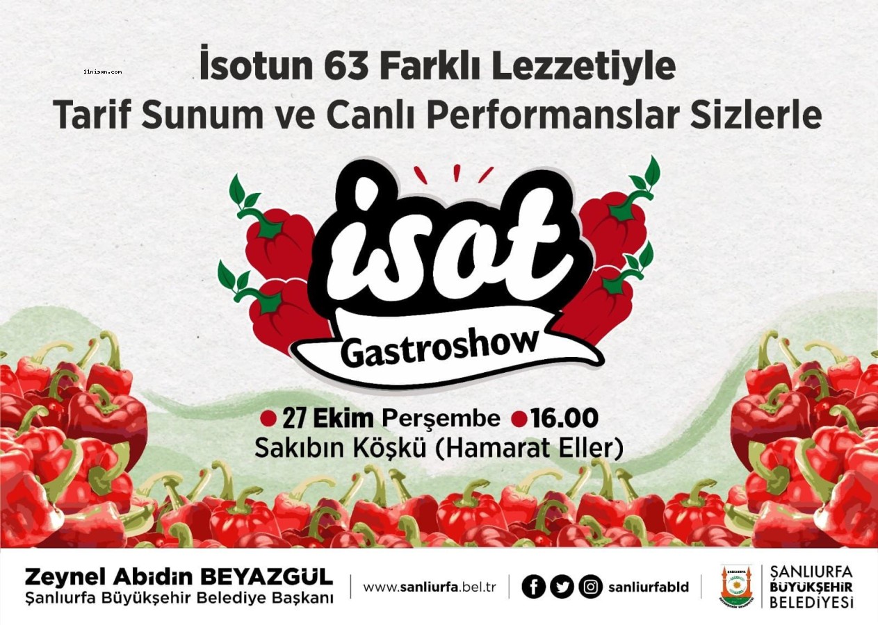 Urfa'da İsot Gastroshow Zamanı;