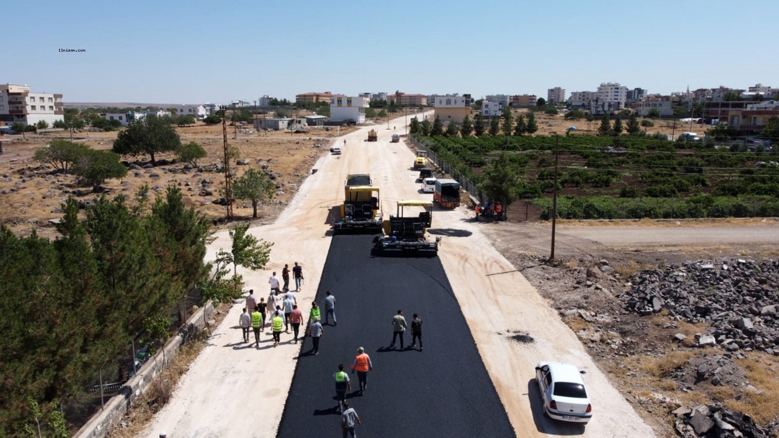 Siverek’te trafiği rahatlatacak alternatif yol hizmete açılıyor;