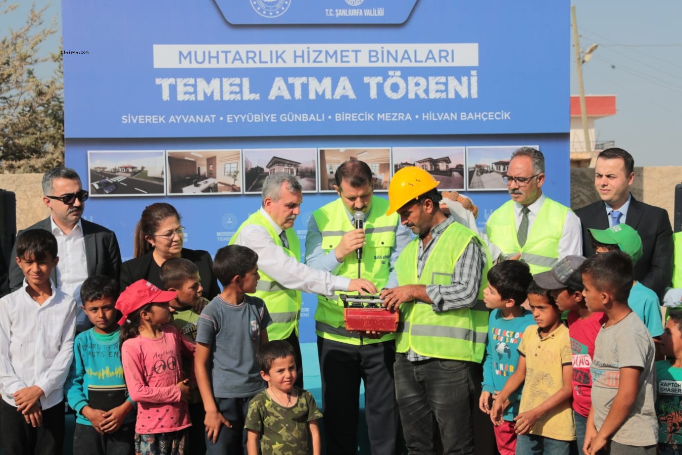 Muhtarlar Günü'nde Muhtarlık Hizmet Binaları'nın Temeli Atıldı;