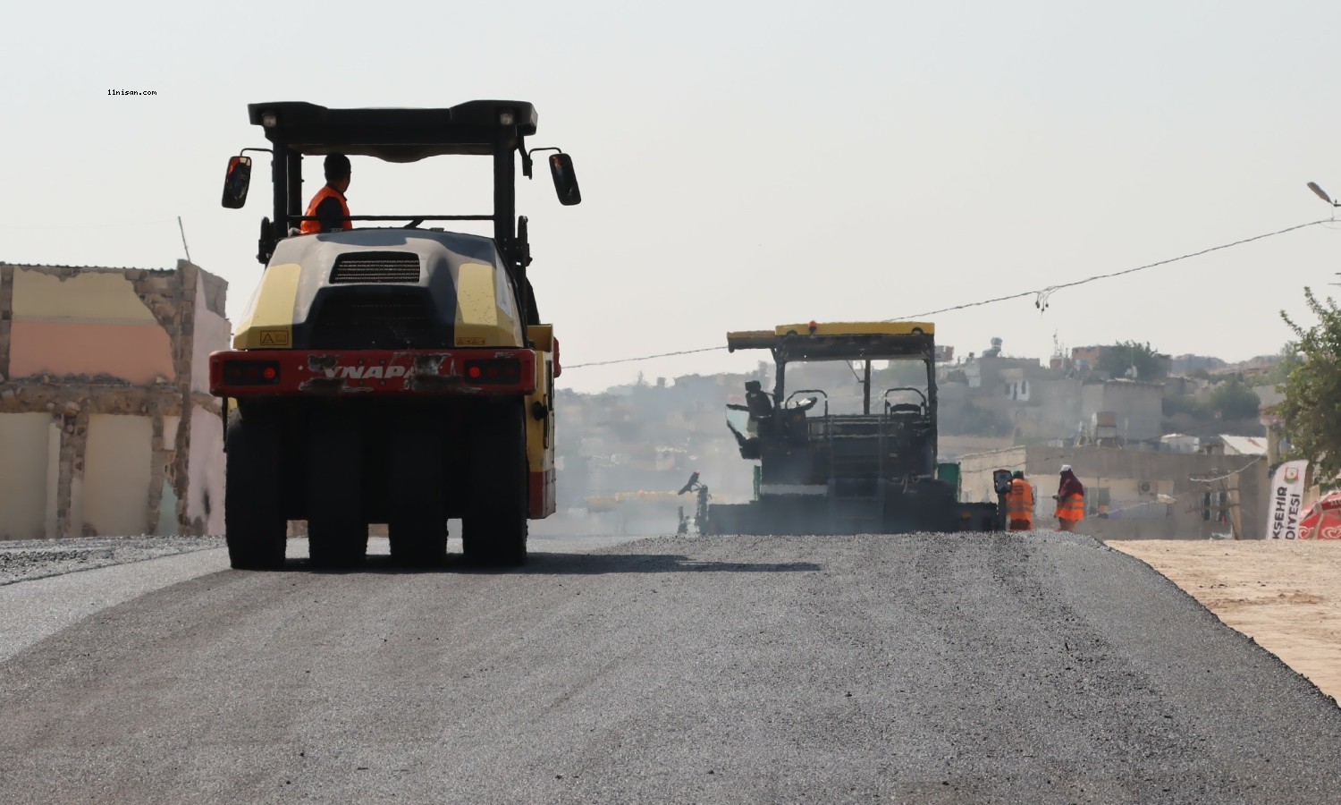 ‘Kültür ve Turizm Yolu’nda asfalt çalışması başladı;