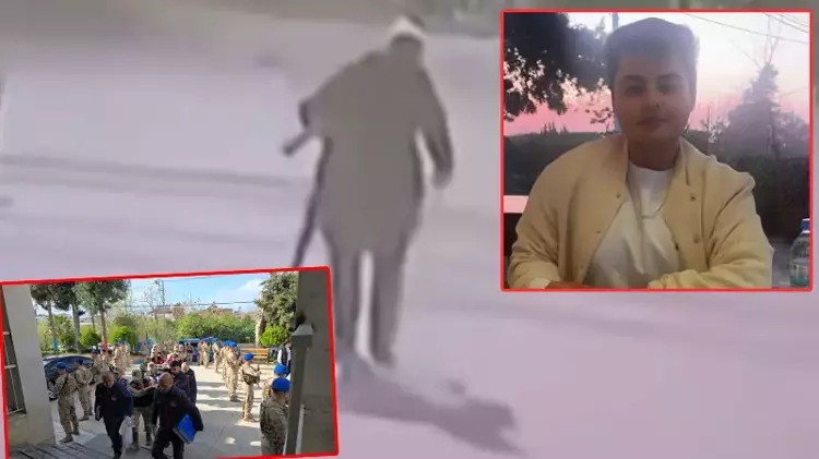 öldürdükten sonra tüfeğin dipçiğiyle cesedine vurmuş
