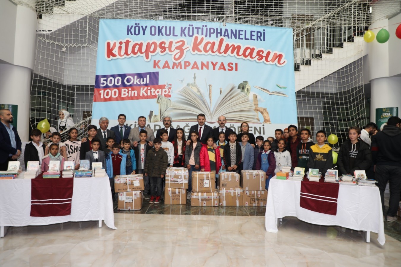 Urfa’da 30 bin kitap dağıtıldı;