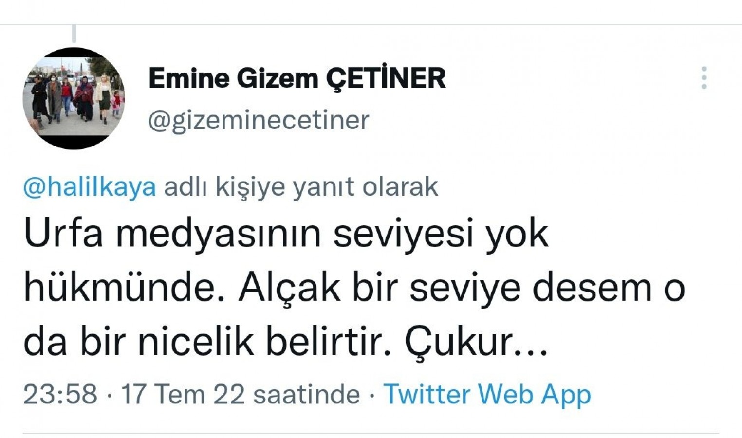 CHP’li başkan Urfa medyasını hedef aldı!