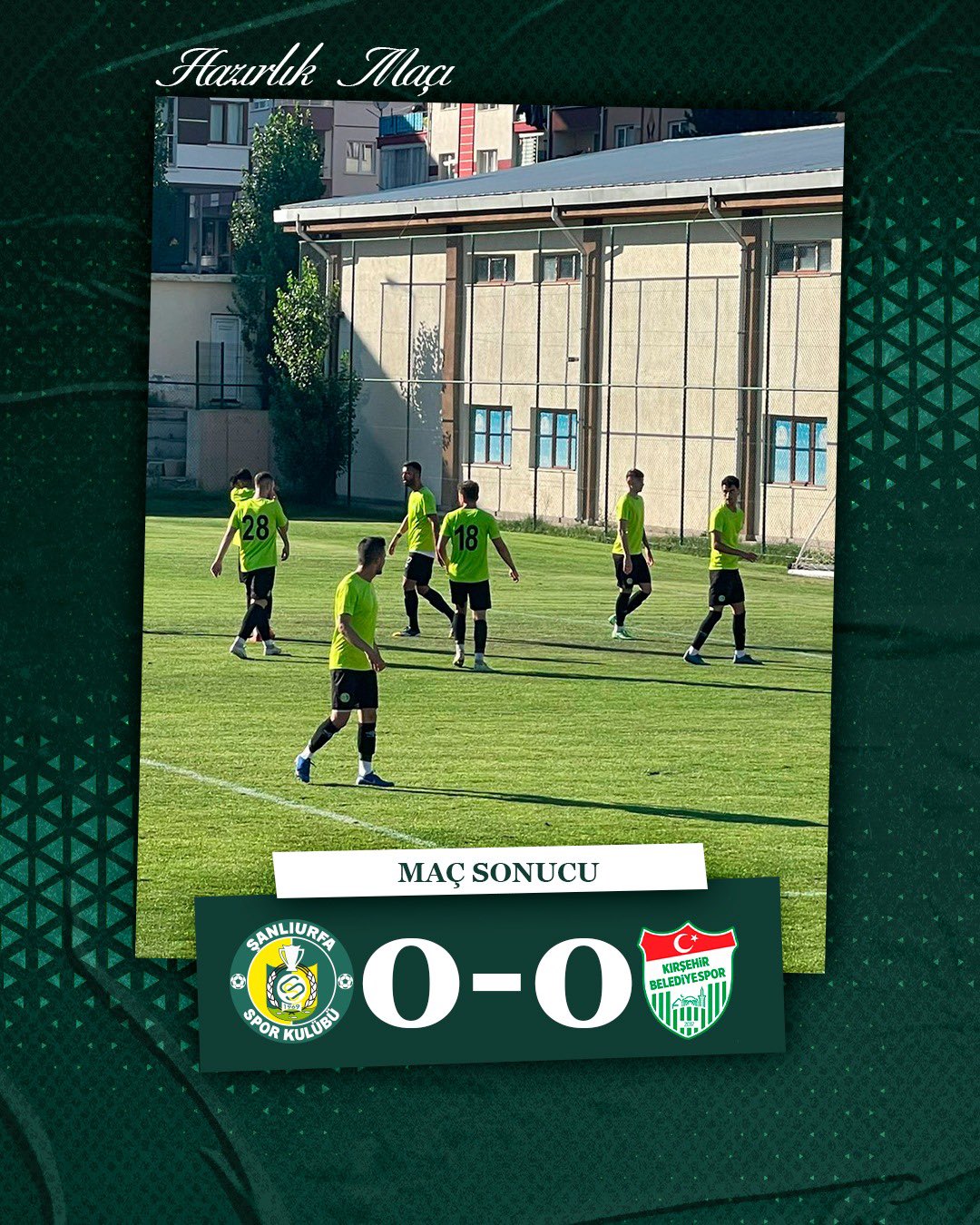 Üçüncü hazırlık maçından gol sesi çıkmadı!;