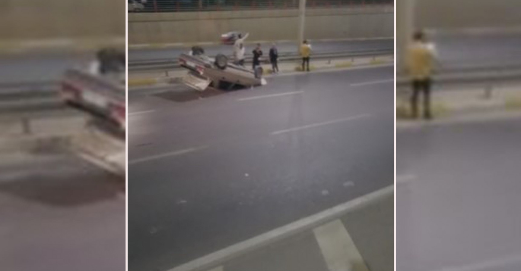Urfa'da araç takla attı!;
