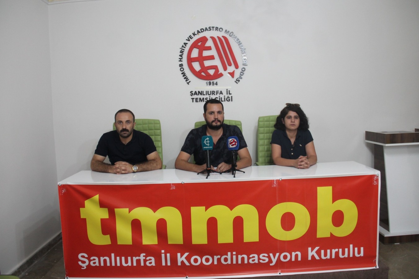 Urfa’daki odadan açıklama: Bizler mesleğimizi bilimden, üretimden yana kullanmaya devam edeceğiz;