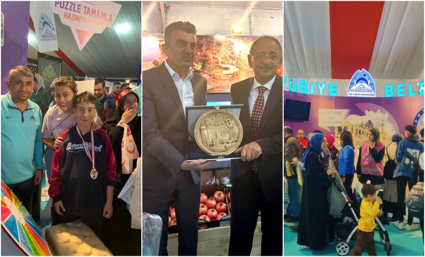 Ankara'da Eyyübiye standına ilgi;