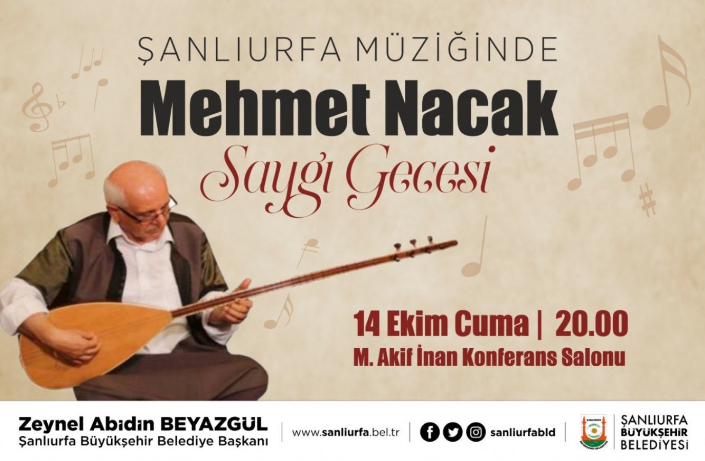 Büyükşehir’den Mehmet Nacak’a saygı gecesi;