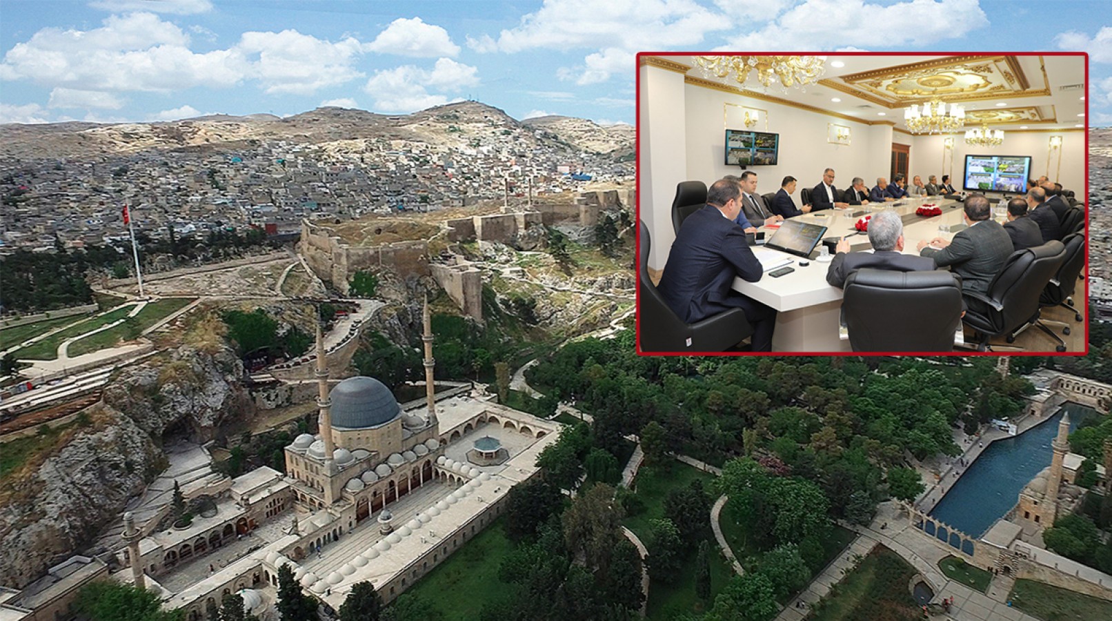 Urfa Valiliği'nde Balıklıgöl'deki sorunlar masaya yatırıldı;