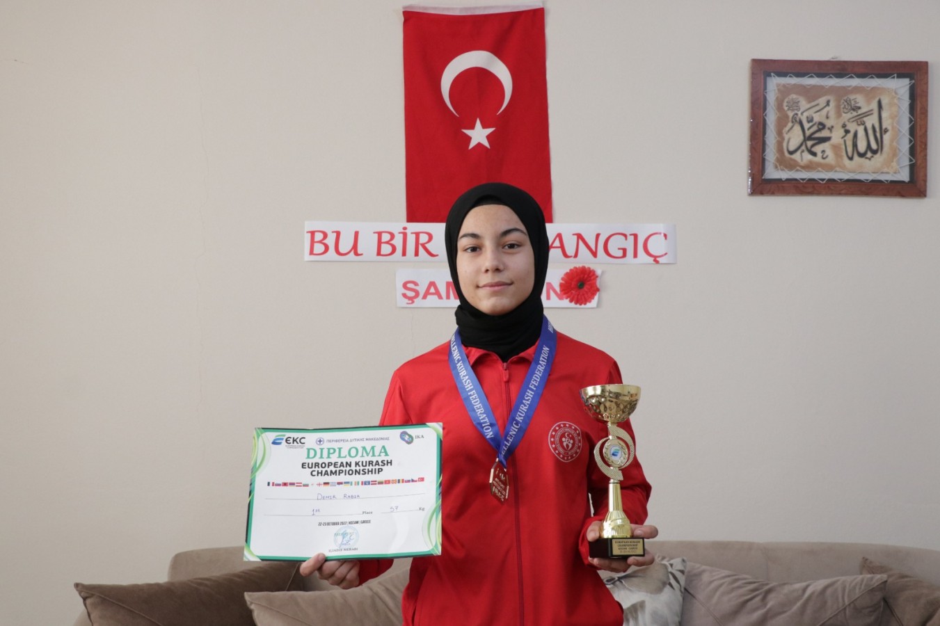 Rabia Demir'in hedefi dünya şampiyonluğu;