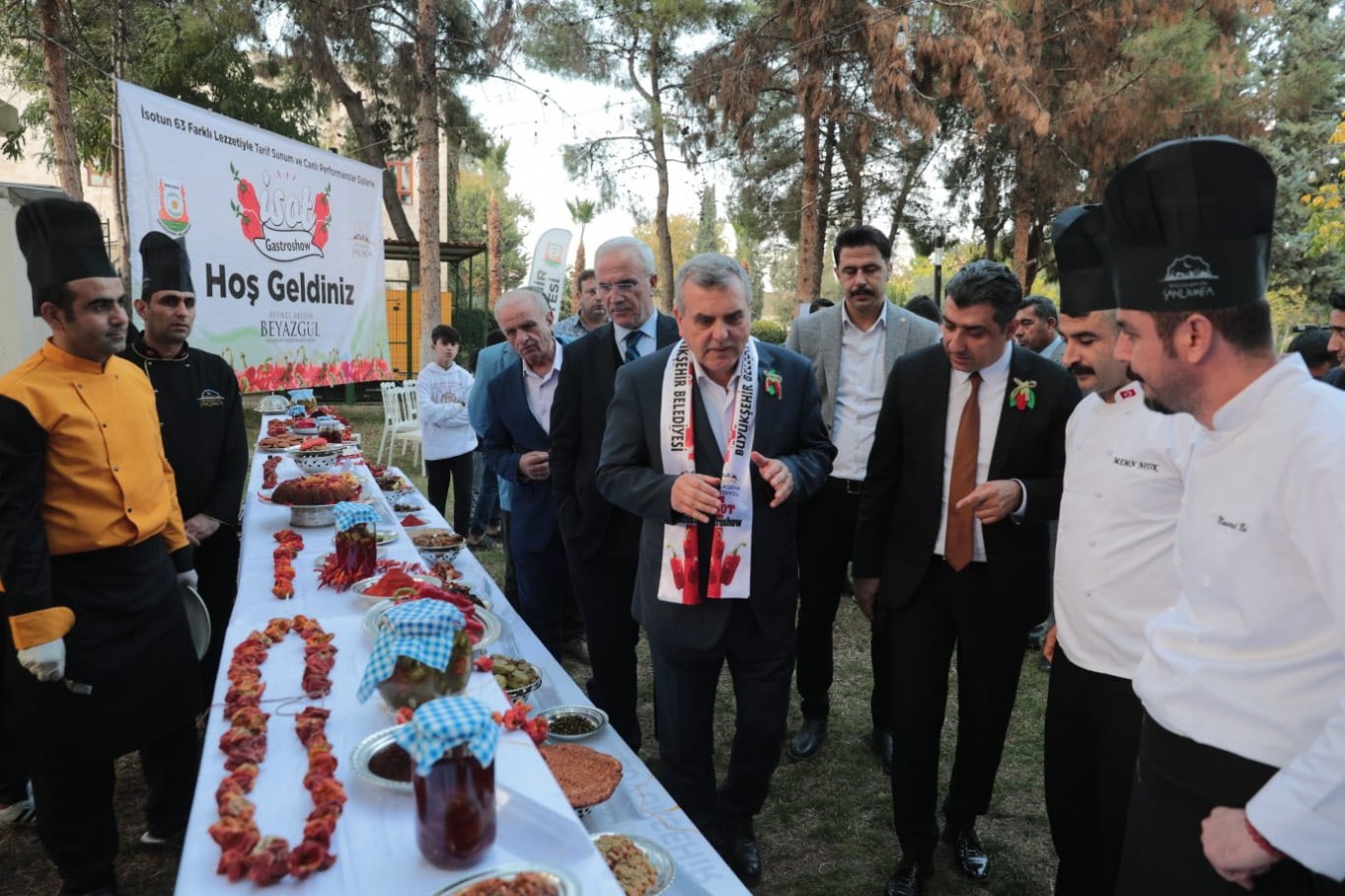 Şanlıurfa’da isot ile yapılan 63 çeşit yemek tanıtıldı;