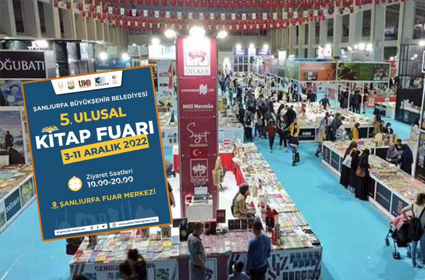 Şanlıurfa'da kitap fuarı kapılarını 3 Aralık'ta açıyor;
