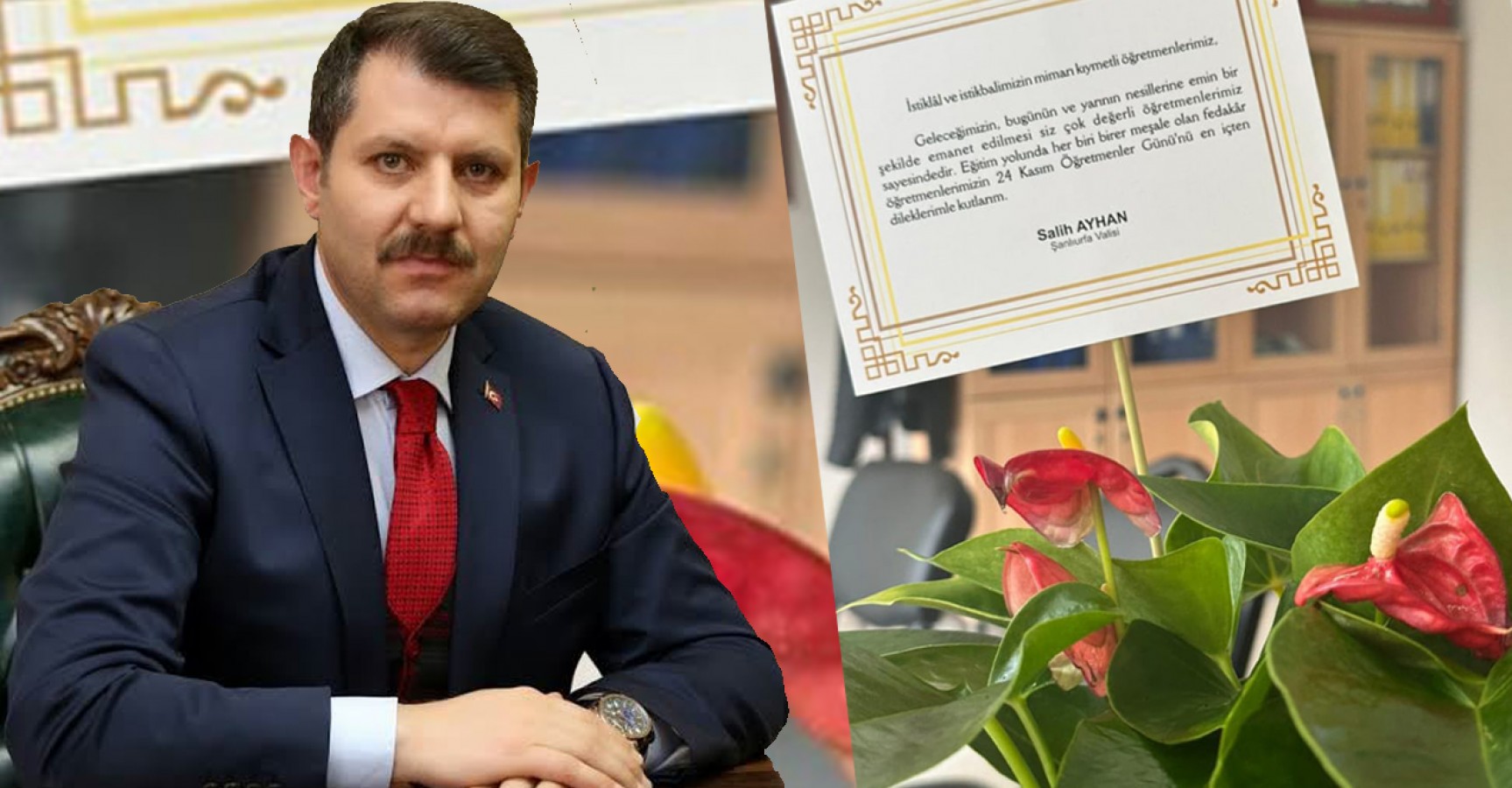 Vali Ayhan'dan Urfa'daki tüm öğretmenlere "Değerli hissettiren" jest!;