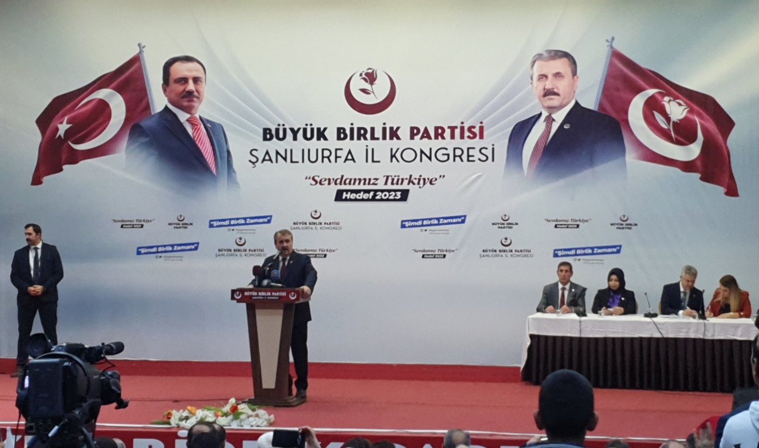 BBP Şanlıurfa İl Kongresi'nde Sabri Cavcı güven tazeledi;