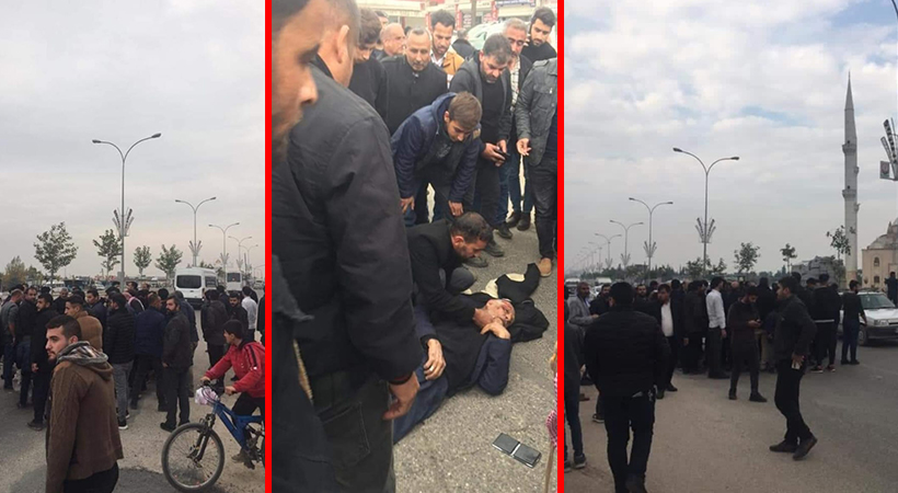 Eyyübiye’de yayaya araç çarptı;