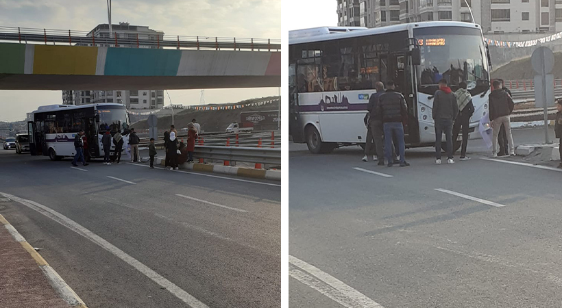 Urfa’da ehliyetsiz sürücü belediye otobüsüne çarptı;