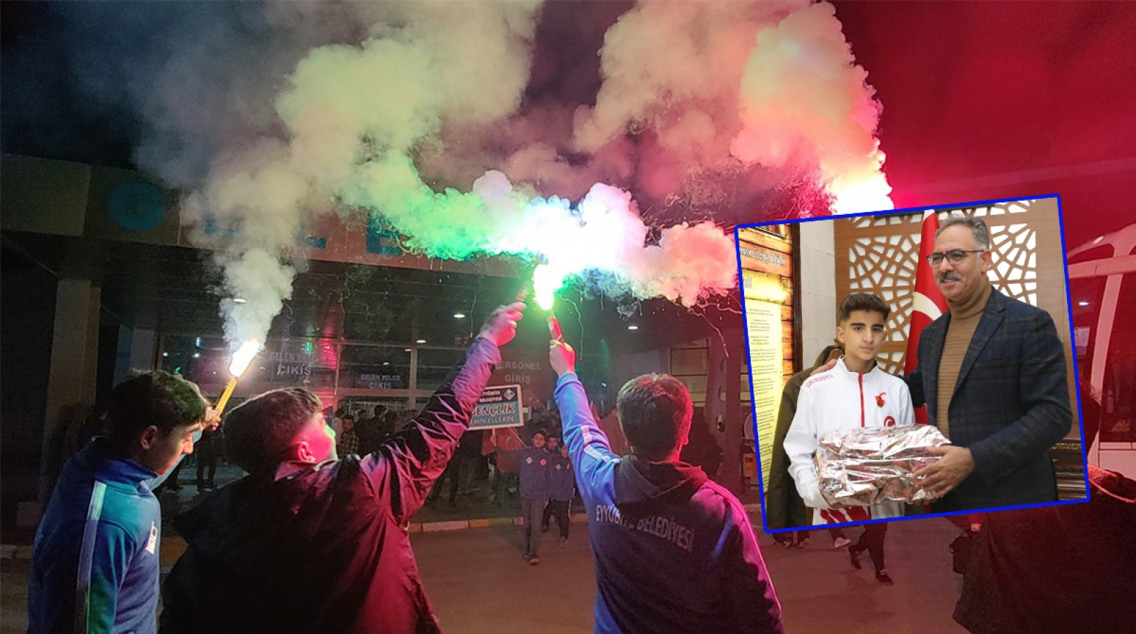 Şampiyon sporcu ödüllendirildi;