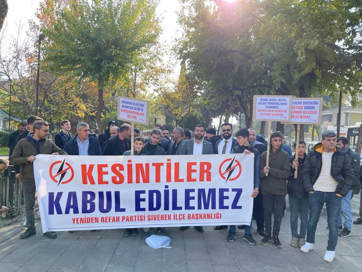 YRP Siverek İlçe Başkanı Çulcu: Elektriksiz hiçbir şey yapılmıyor;