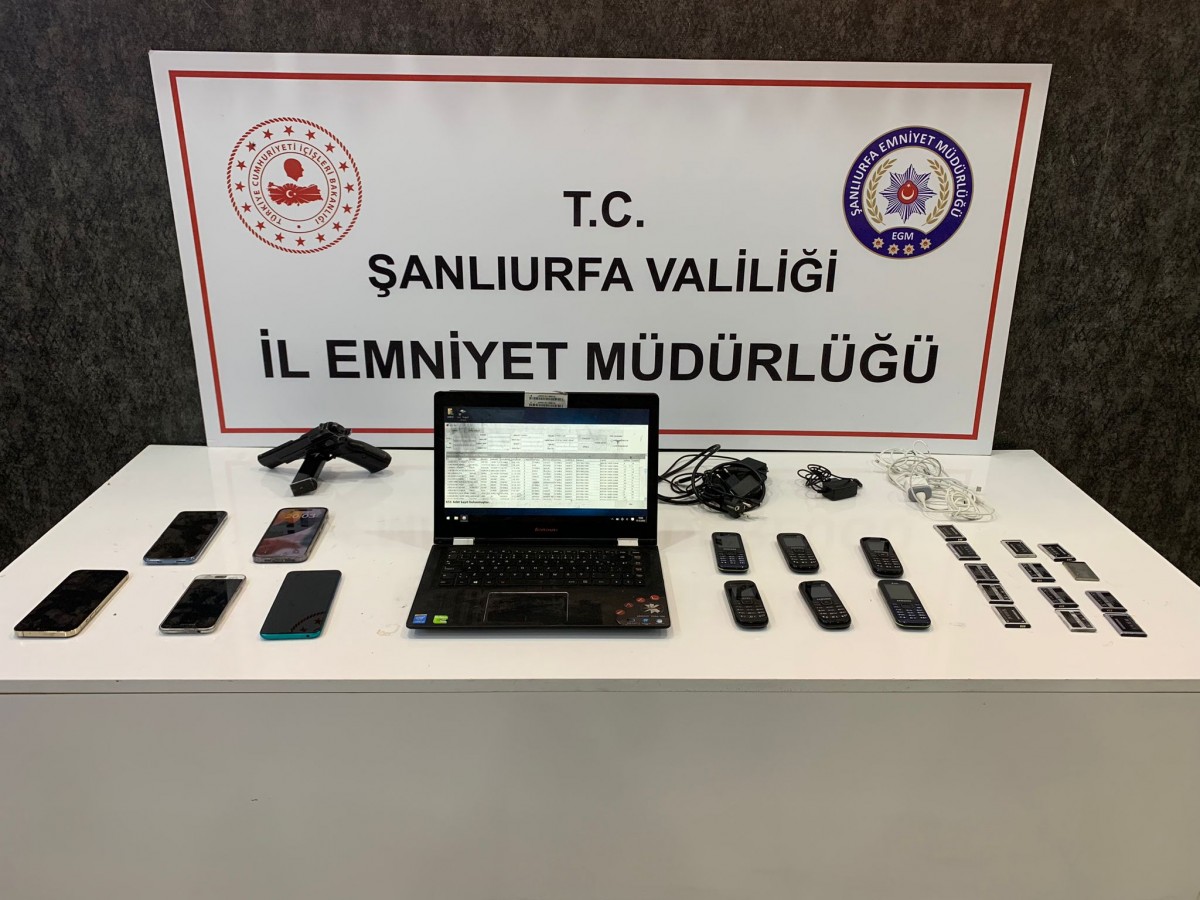 Şanlıurfa’da telefon dolandırıcılık operasyonunda 3 tutuklama;