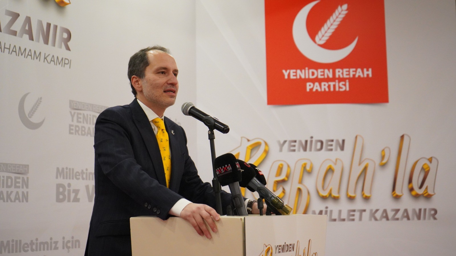 YRP lideri Erbakan: Seçimlere tek başımıza gireceğiz;