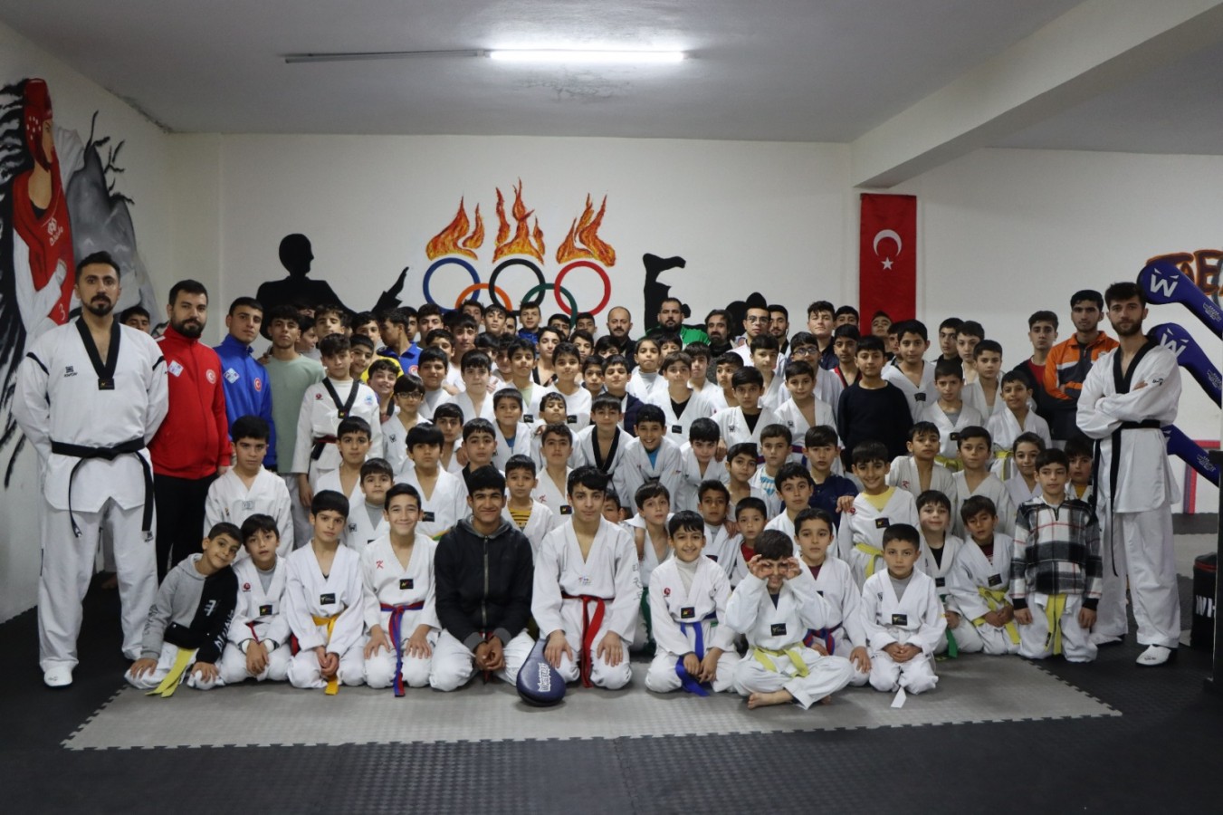 Urfa’da öğrenciler ara tatili sporla yaşadı;