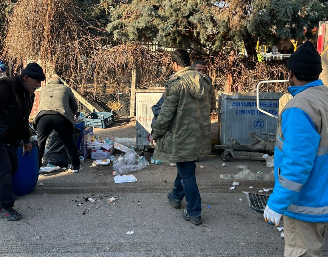 Haliliye’den Adıyaman’a temizlik desteği;