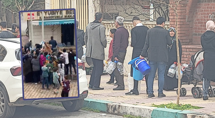 Şanlıurfa’da su izdihamı!;