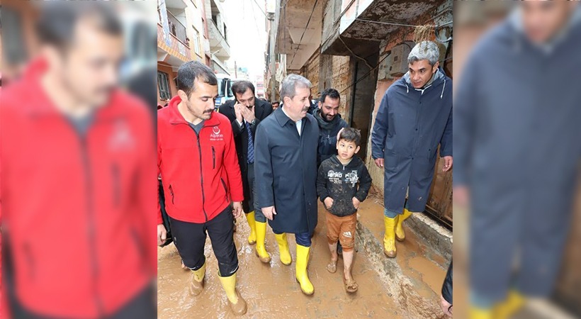 Başkan Destici’den selin vurduğu Şanlıurfa’da tepki çeken paylaşım;