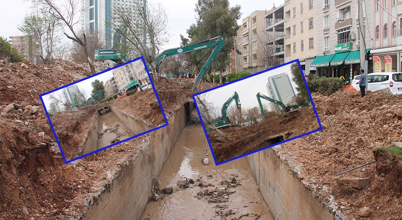 Sel felaketi sonrası dere yatakları genişletiliyor;