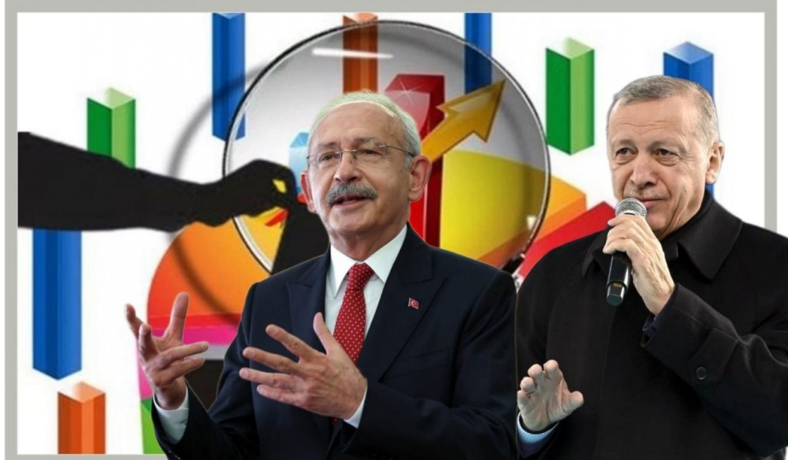 Son ankete göre cmhurbaşkanlığı adayları arasındaki fark artıyor;