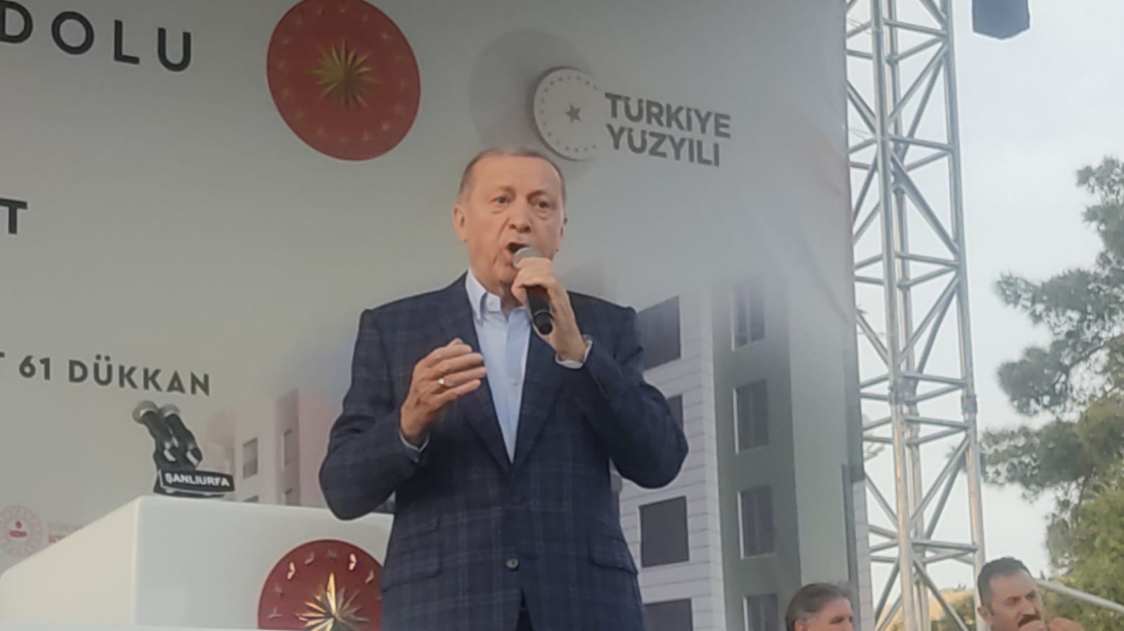 Cumhurbaşkanı Erdoğan Şanlıurfalılara hitap ediyor;