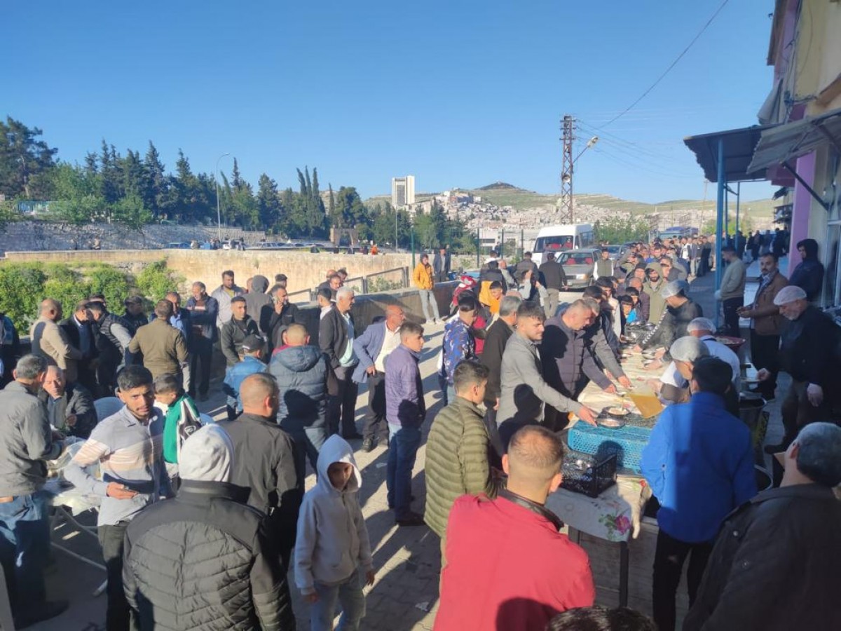 Şanlıurfa’da bayramda binlerce kişiye tirit ikramı;