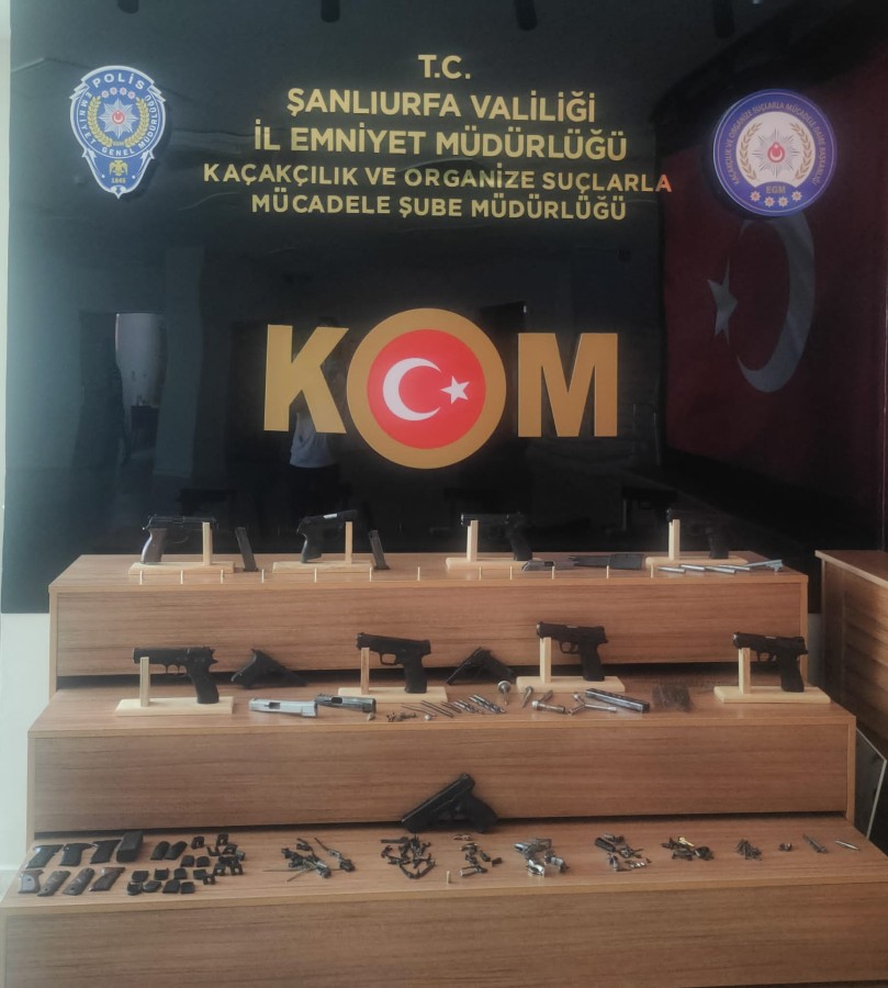 Urfa'da 'silah kaçakçılığı' operasyonu;