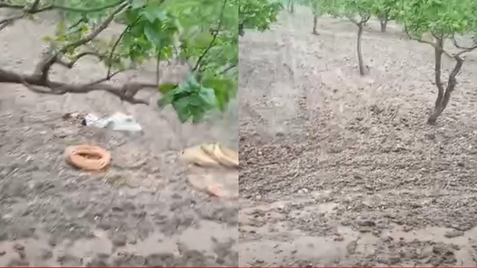 Karaköprü’de dolu yağışı etkili oldu!;