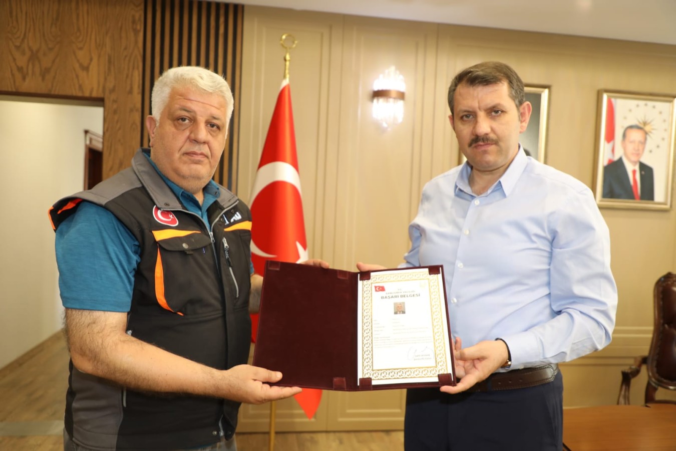 Urfa AFAD Müdürü emekli oldu!;