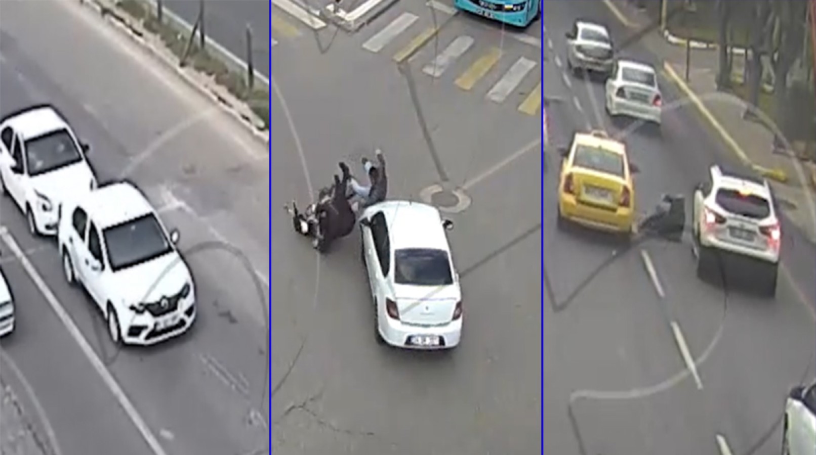 Urfa'da nisandaki kazaların bazıları mobese kamerasında;