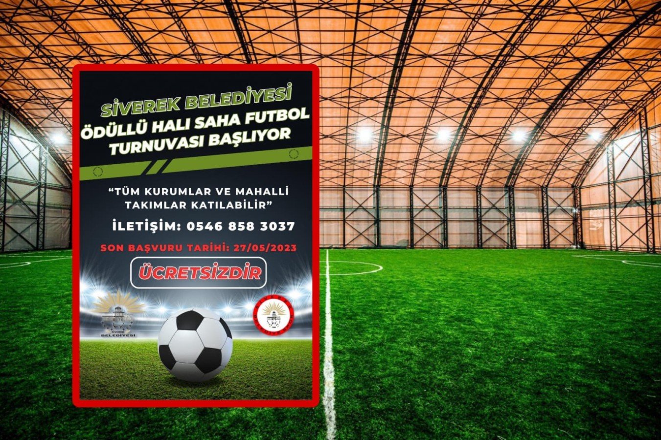 Siverek'te ödüllü futbol turnuvası düzenlenecek;