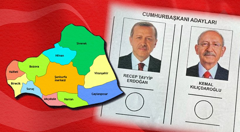 Şanlıurfa’da Cumhurbaşkanı Seçimi’nde son durum;