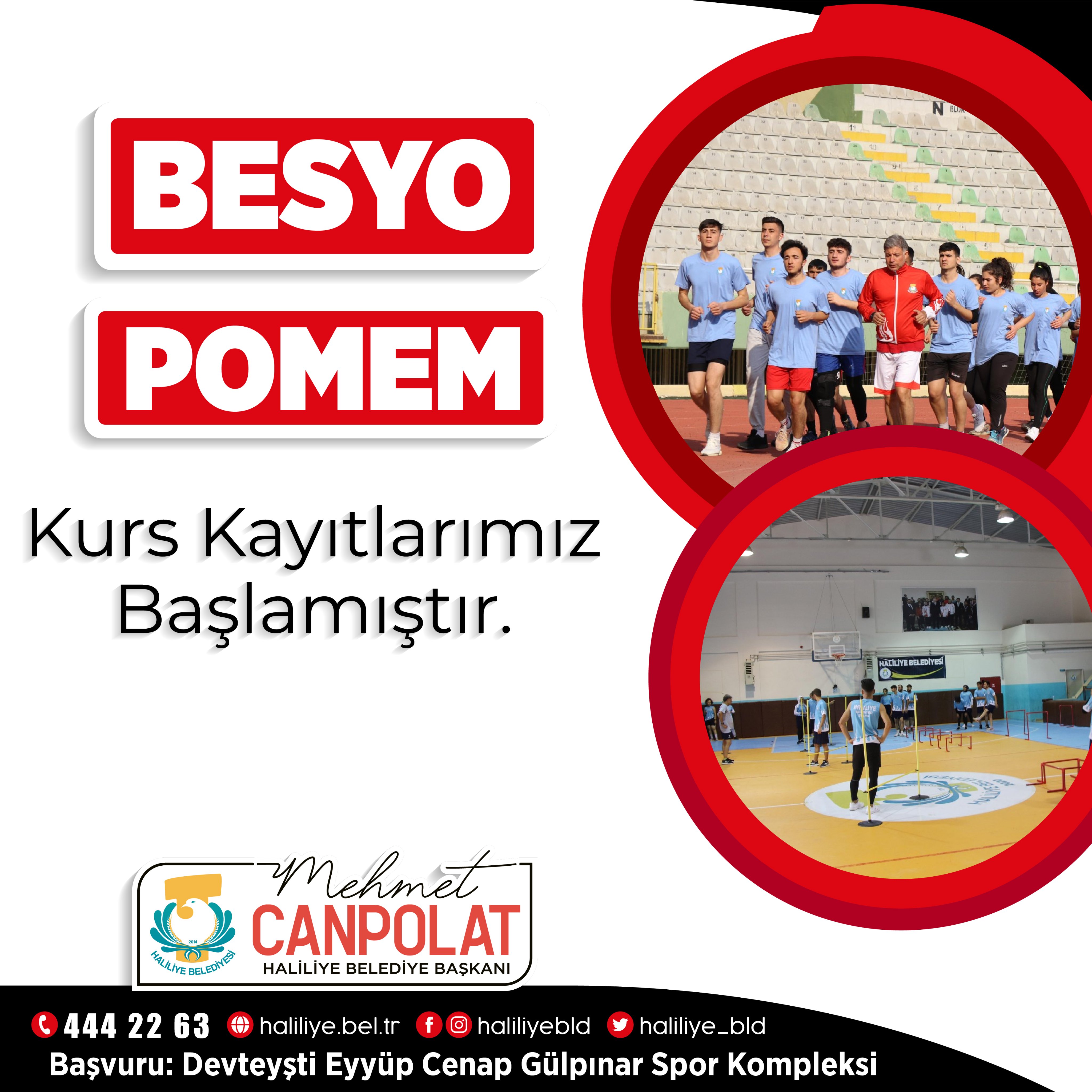 Haliliye Belediyesinden ücretsiz BESYO ve POMEM kursu;
