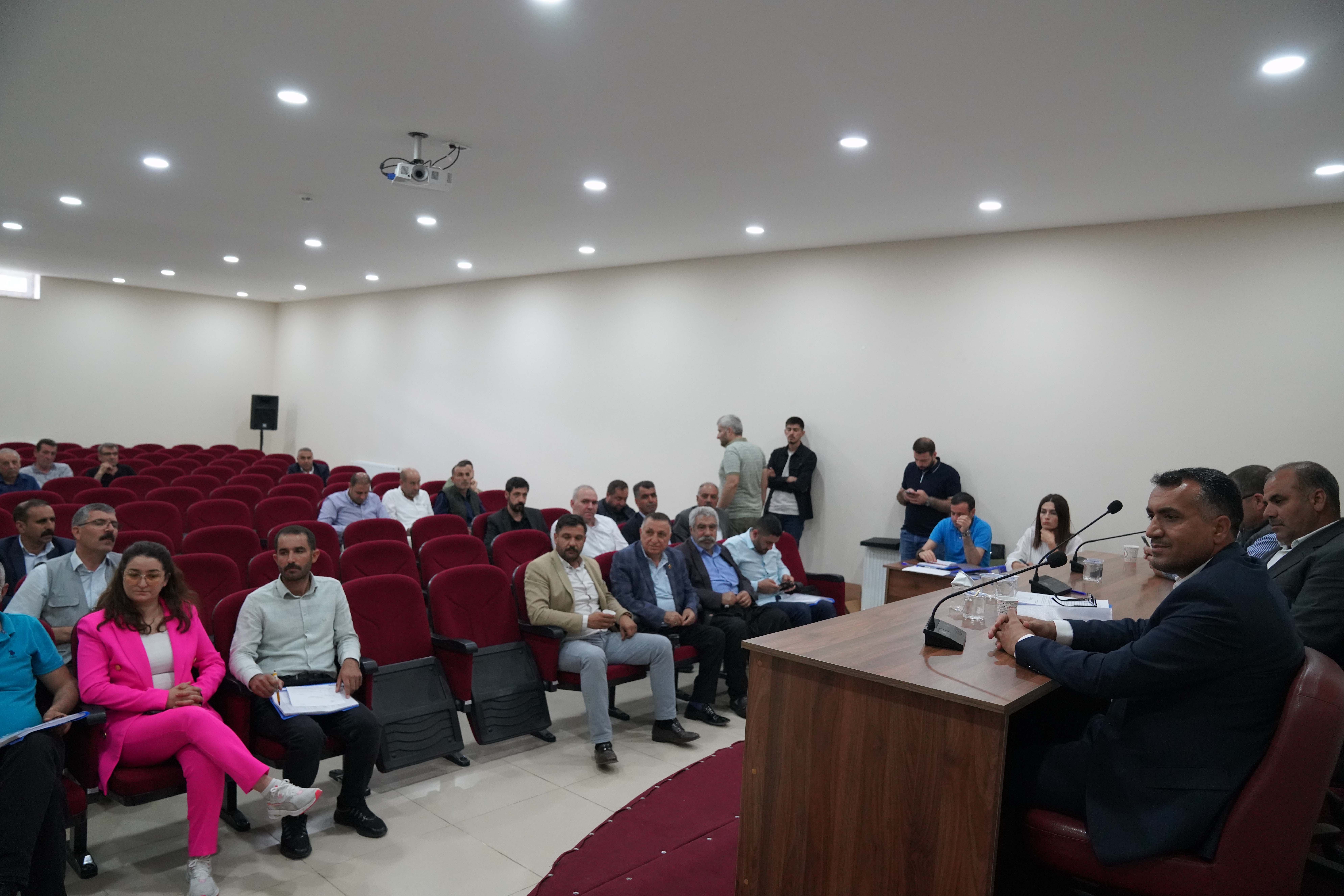 Siverek’te Haziran ayı olağan meclis toplantısı yapıldı;
