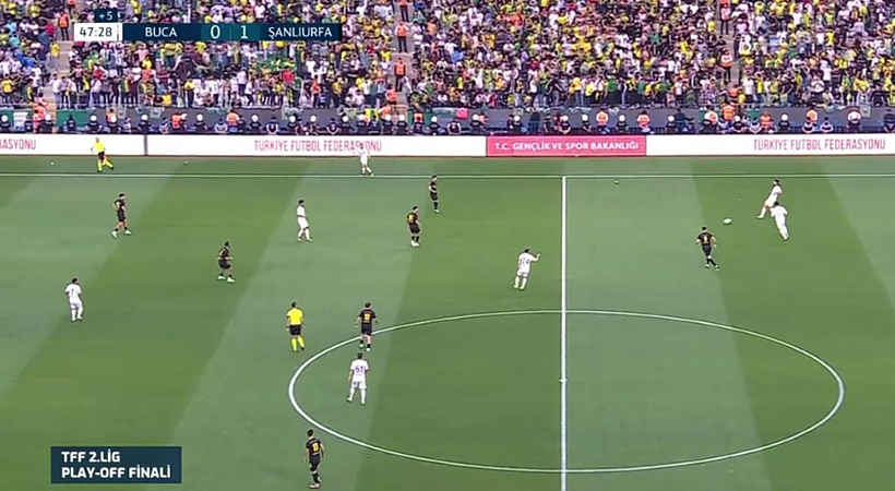 İlk yarı Şanlıurfaspor’un 1-0 üstünlüğü ile bitti!;