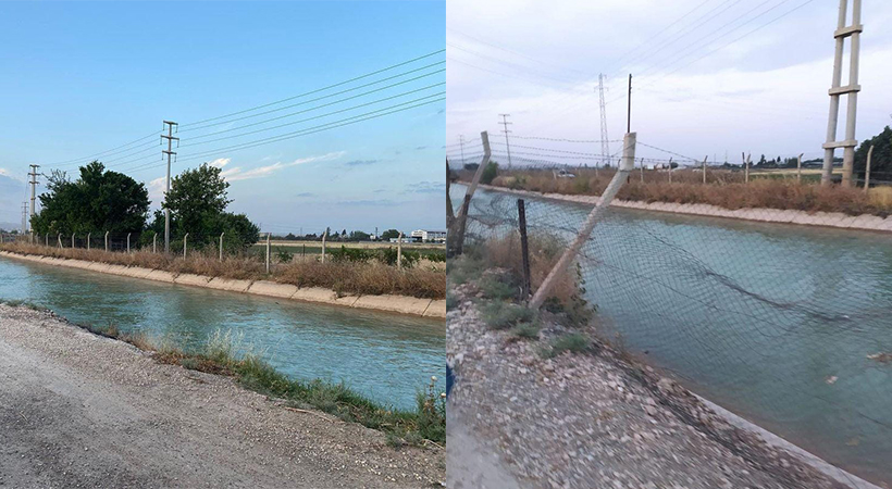 Şanlıurfa’da mahalleli selde hasar gören kanaldan tedirgin!;