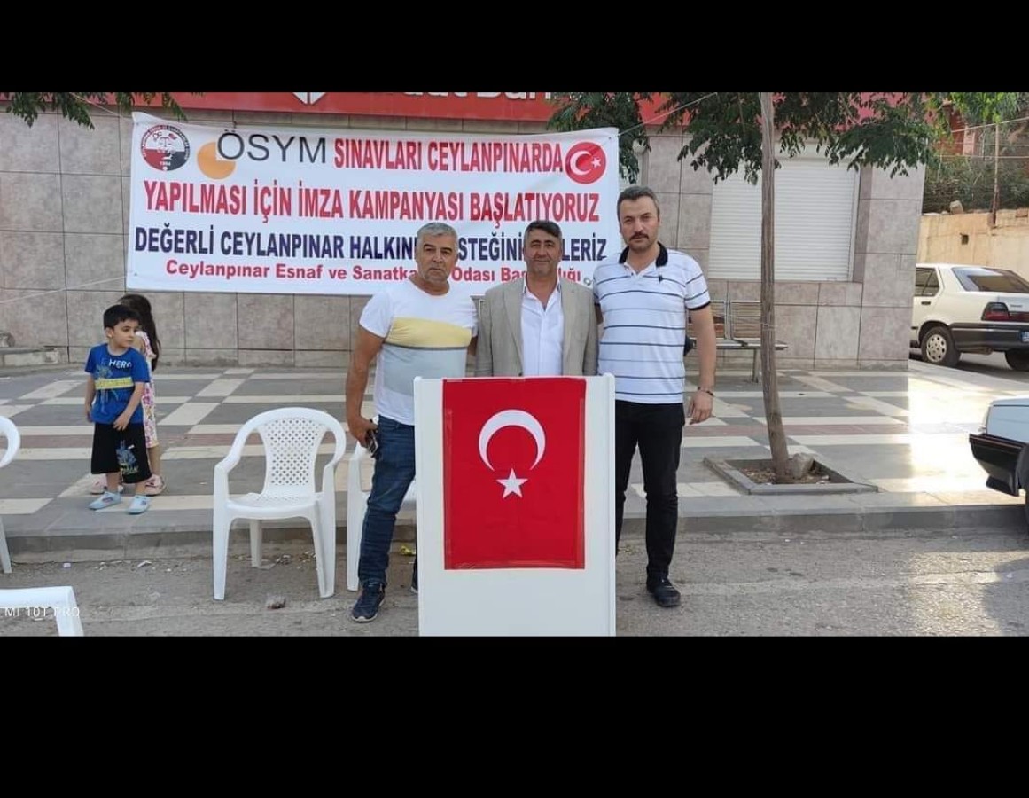 Binlerce genç Ceylanpınar’da sınava girdi;