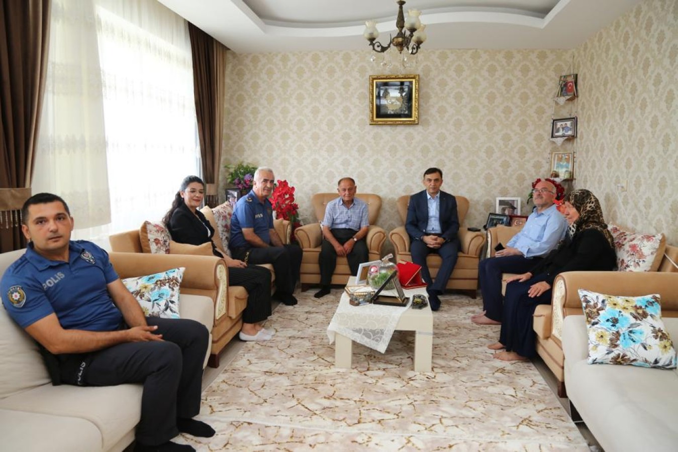 ‘Babalar Günü’nde şehit babaları unutulmadı;