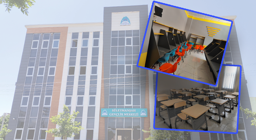 Süleymanşah Gençlik Merkezi’nde tefrişat çalışmaları tamamlandı;
