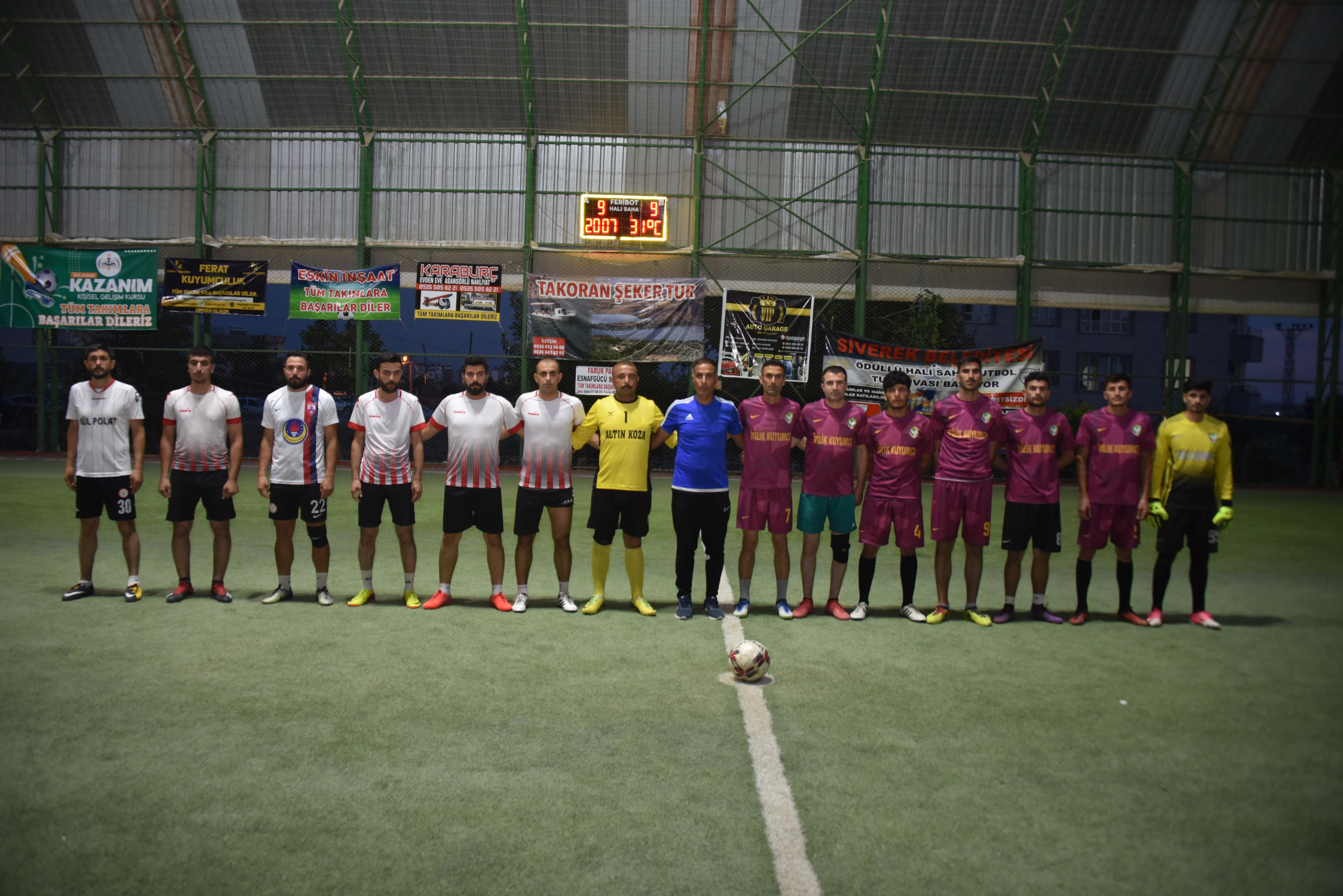 Siverek'te futbol turnuvası heyecanı sürüyor;