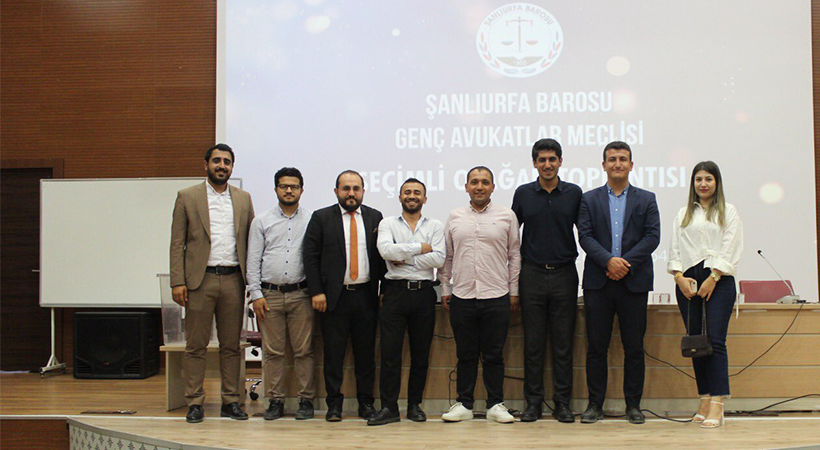 Şanlıurfa Barosu Genç Avukatlar Meclisi başkanını seçti;