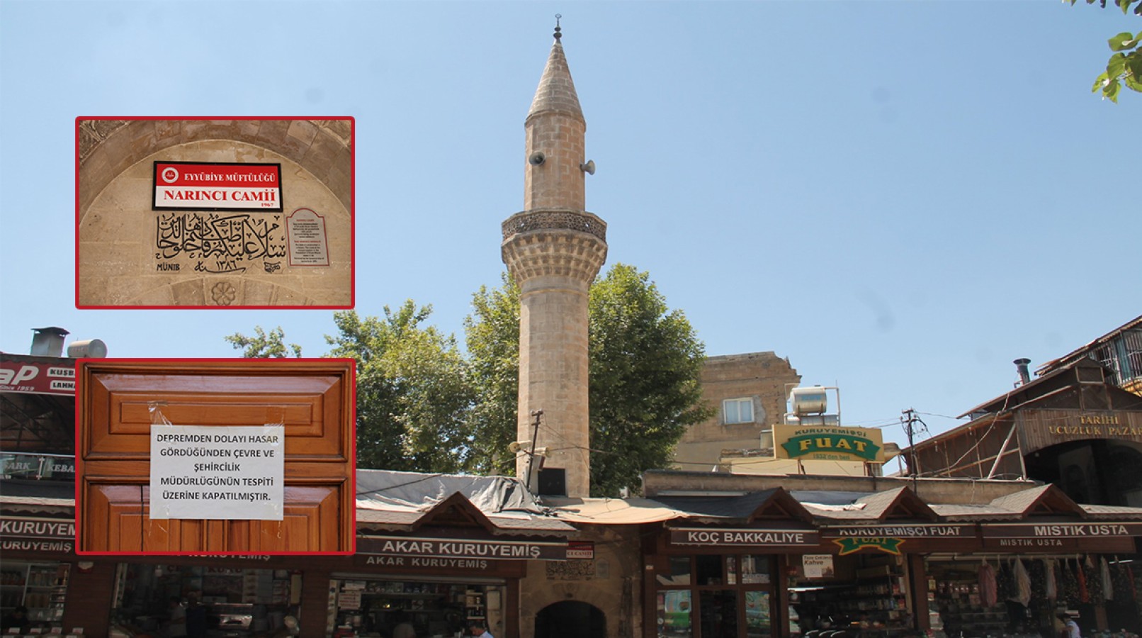 Tarihi Narıncı Camii’nin onarımına hala başlanmadı;